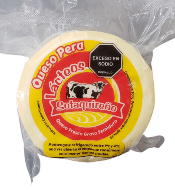 Queso Lácteos Sotaquireño Pera Bloque x500g