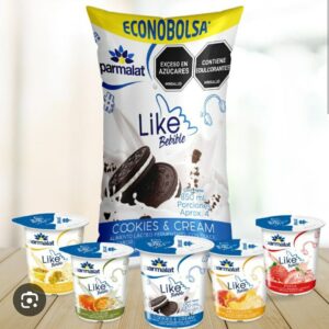 Yogurt Parmalat Like Bebible Cookies and Cream Bolsa x850ml