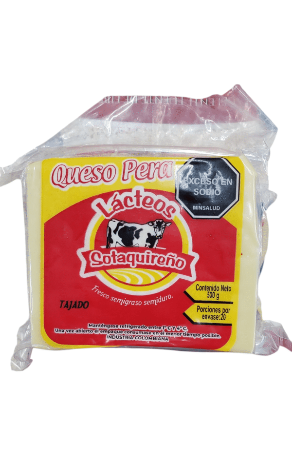 Queso Lácteos Sotaquireño Pera Tajado x500g