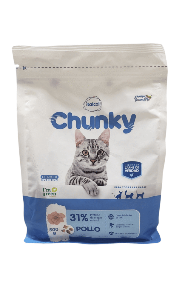 Alimento CHUNKY Pollo x500gr