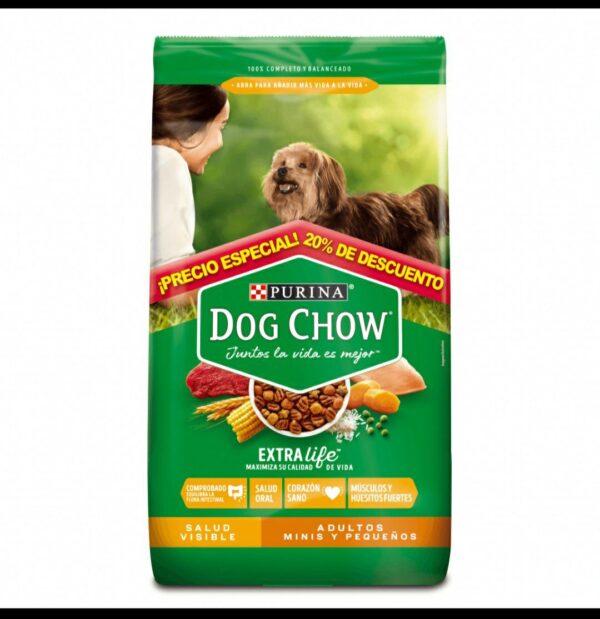 Dog Chow Adultos Minis y Pequeños Con Carne y Pollo 1kg