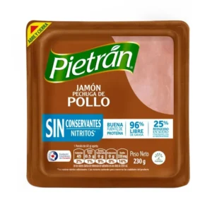 Jamón Pietran Pechuga De Pollo 11 Tajadas x230g
