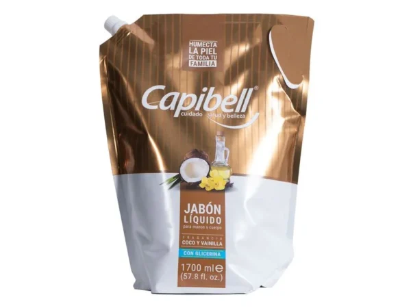 Capibell Jabon Liquido Coco Y Vainilla X1700ml