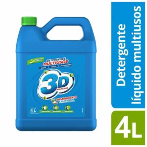 Detergente 3D Multiusos Bicarbonato + Aloe Vera x4L