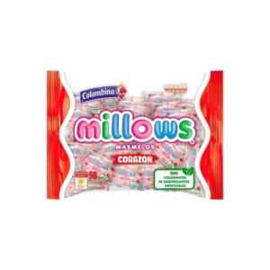 Masmelos Millows Corazón  Colombina 50und X250g