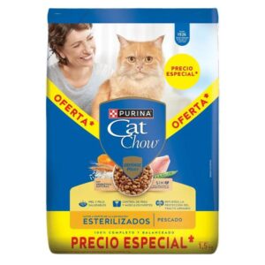 Alimento Cat Chow Adultos Estetilizados x1.5kg