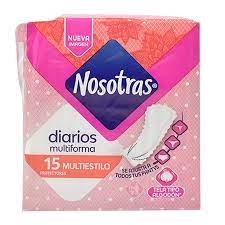 Toallas Protectoras Nosotras Diarios Multiestilo x15und