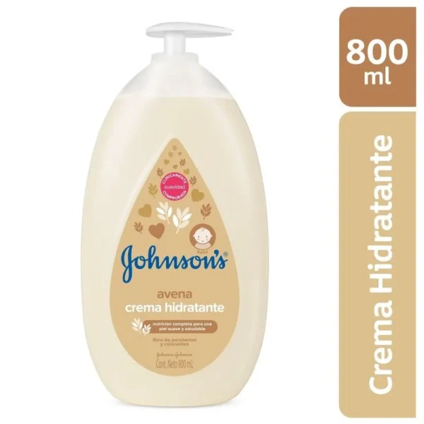 Crema Hidratante Johnsons Avena x800ml