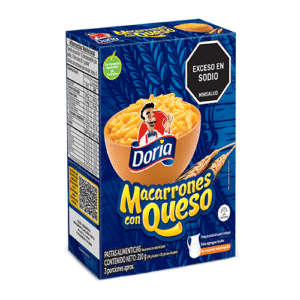 Macarrones Doria Con Queso 3 Porciones x210g