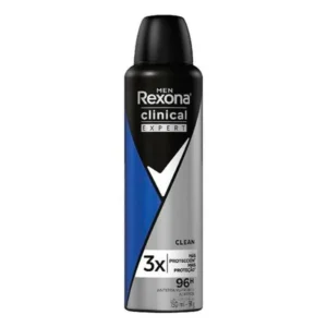 Desodorante Aerosol Men Rexona Clinical Clean x150ml