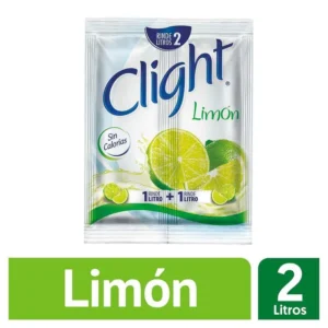 Bebida Clight Sabor Limón Artificial Sin Azúcar En Polvo x14g