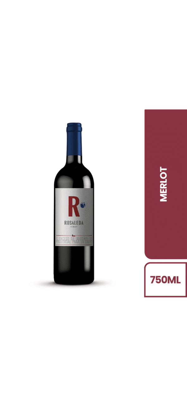 Vino Rosaleda Merlot Botella x750ml