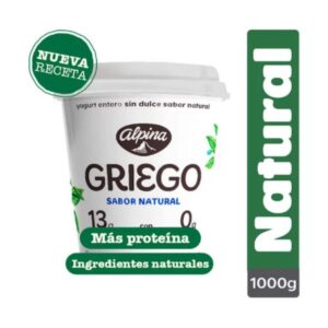Yogurt Alpina Griego Natural x 1000g