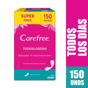 Protectores Carefree Perfume Todos los dias En Caja x150und