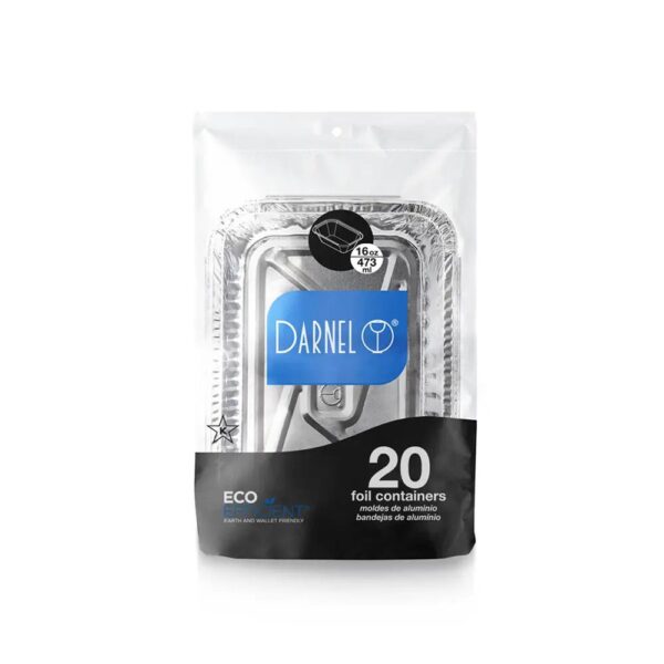 Molde Aluminio Darnel 16 OZ 473ml x20und
