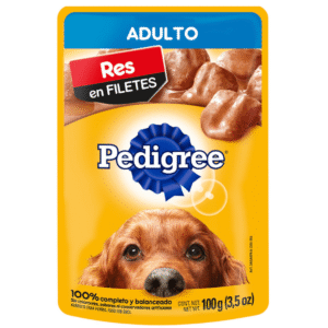 Comida Humeda Para Perro PEDIGREE Pouch Res x100gr Adulto