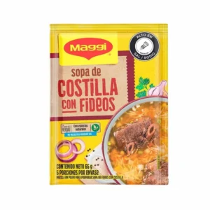 Sopa Maggi De Costilla Con Fideos Sobre x65g