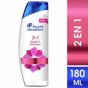 Shampoo Head & Shoulders 2 En 1 Suave y Manejable x180ml