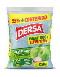 Detergente Dersa Polvo Multiusos Bicarbonato Manzana x1250
 g