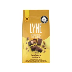 LYNE BOMBONES RELLENOS CON LECHE Y ALMENDRAS X96g