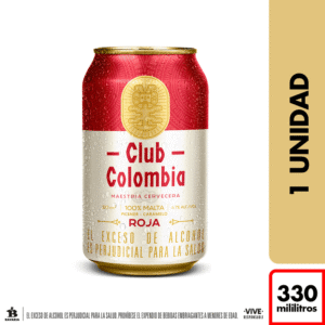 Cerveza Club Colombia Roja Lata x 330ml