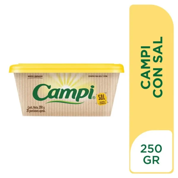 Mantequilla Campi Con Sal x250g
