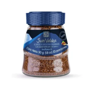 Café Juan Valdez Avellana Instantáneo x50g