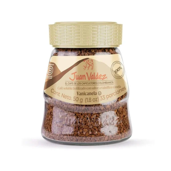 Café Juan Valdez Vanicanela Instantáneo x50g