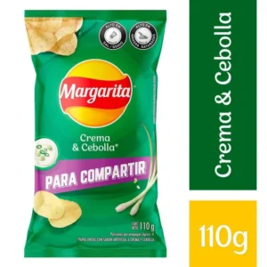 Papas Margarita Crema & Cebolla X110g