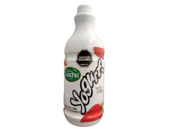Yogurt Doña Leche Sabor A Fresa Botella x1800g
