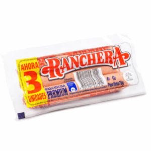 Salchicha Ranchera Premium 3Unds x75g