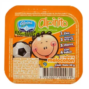 Alpinito Alpina Sabor Melocotón x45g
