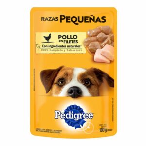 Comida Humeda Para Perro PEDIGREE Pouch Pollo x100gr Razas Pequeñas