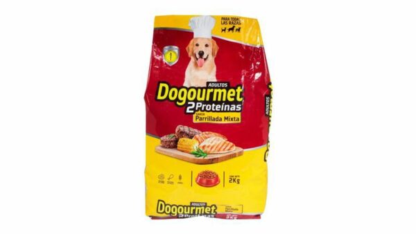 Dogourmet Adultos 2 Proteínas Sabor Parrilla Mixta x2kg