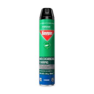 BAYGON MATA CUCARACHAS Y CHIRIPAS EN AEROSOL X339g