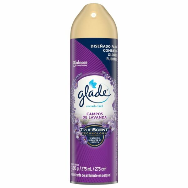 Glade Aromatizador En Aerosol Campos de Lavanda x275ml