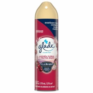 Glade Aromatizador En Aerosol Alegría Floral y Frutos Rojos x275ml