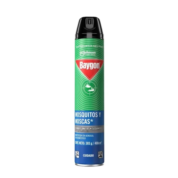 Insecticida Baygon Mosquitos y Moscas En Aerosol x216g