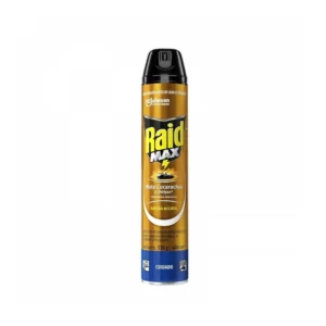 Insecticida Raid Max Mata Cucarachas y Chiripas En Aerosol x400ml