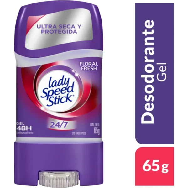 Desodorante Lady Speed Stick Gel AntiTranspirante X65g