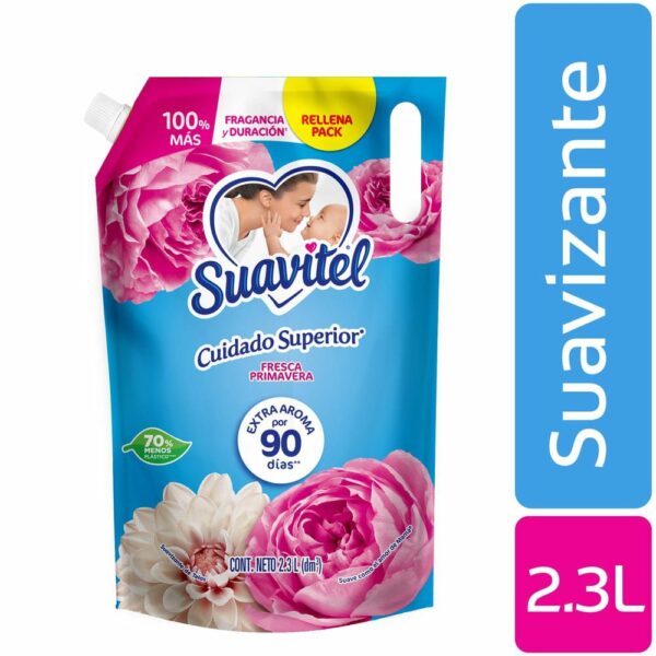 Suavizante Suavitel Fresca Primavera DoyPack x2.3L