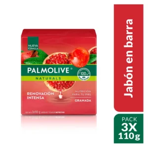 Jabón Para Piel Palmolive Naturals Con Granada 3und x110g c/u