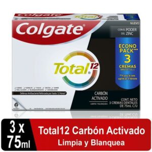 Crema Dental Colgate Carbon Activado 3undx75ml