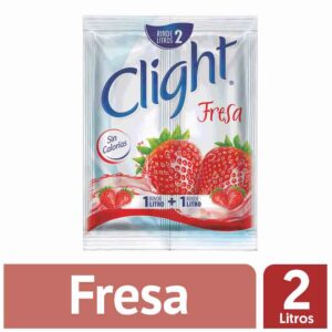 Bebida Clight Sabor Fresa Artificial Sin Azúcar En Polvo x14g
