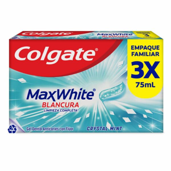 Crema Dental Colgate MaxWhite Blancura 3 und x75ml C/U