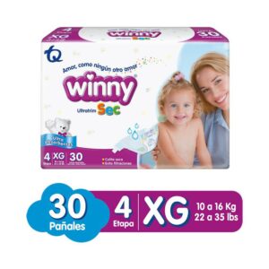 Pañales Winny Ultratrim SEC E4 x30Und