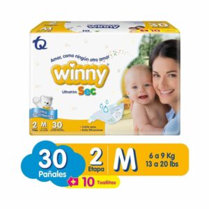 Pañales Winny Ultratrim  SEC Etapa 2 (M) x30Und
