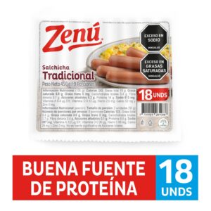 Salchicha Zenu Tradicional x450gr
