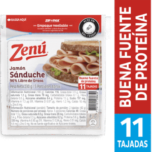 Jamón Zenú Sanduche 11 Tajadas x230g