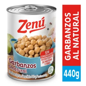 Garbanzos Al Natural Zenú 2 Porciones x440g